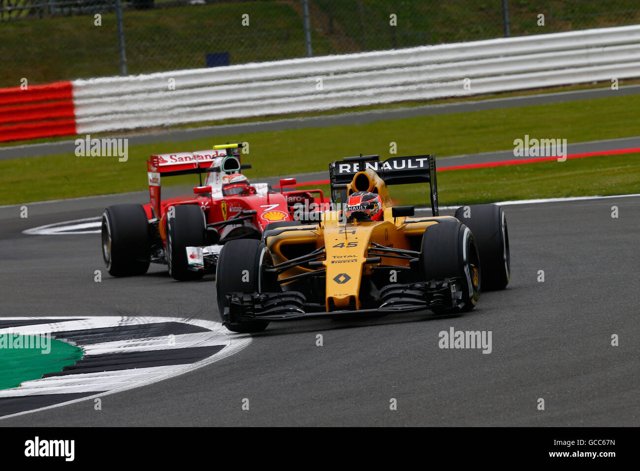 Sport Automobile : Championnat du Monde de Formule 1 de la FIA 2016, Grand Prix de Grande-Bretagne, # 45 Esteban Ocon (FRA, l'équipe de Formule 1 Renault Sport), | Verwendung weltweit Banque D'Images