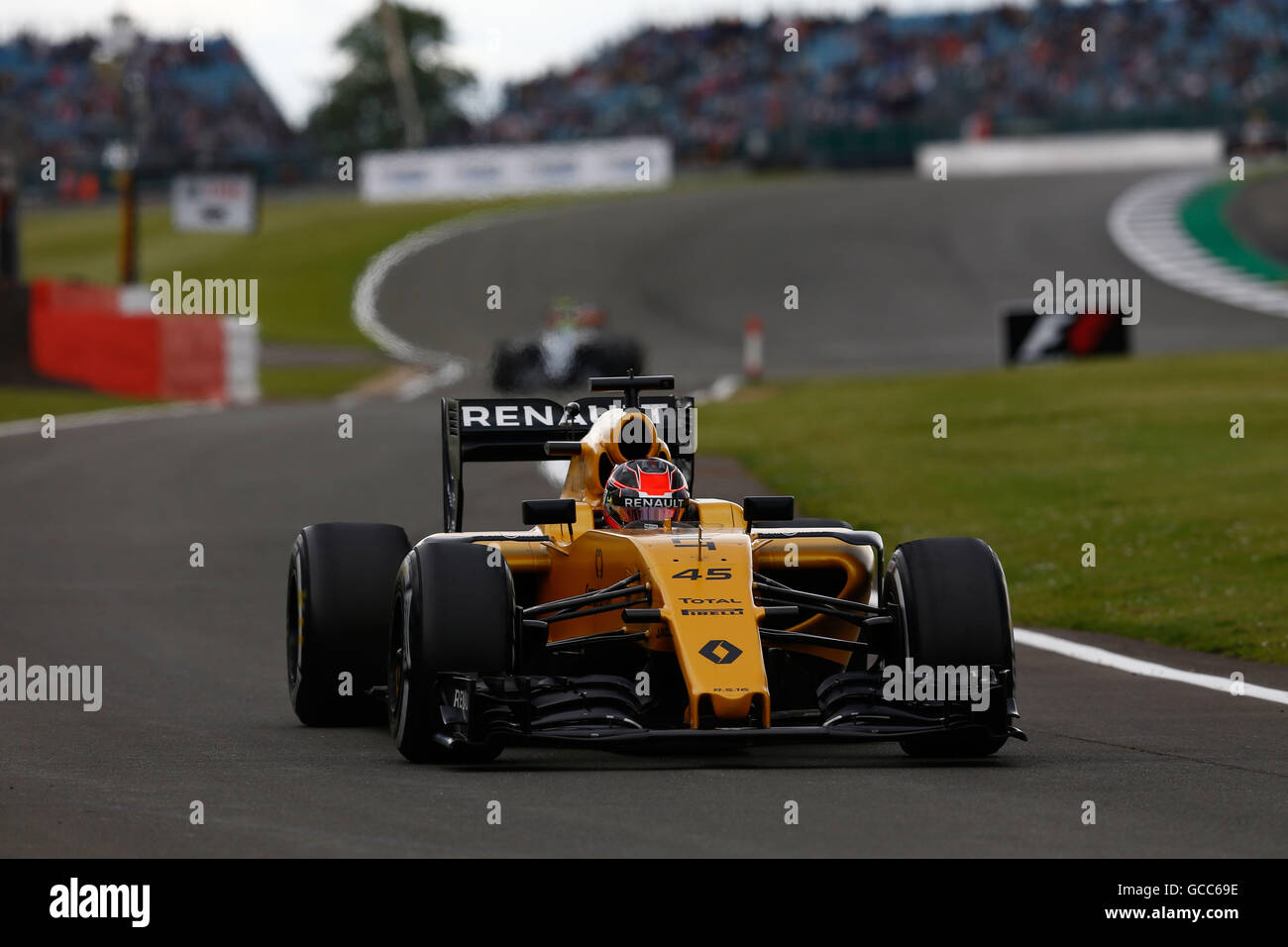 Sport Automobile : Championnat du Monde de Formule 1 de la FIA 2016, Grand Prix de Grande-Bretagne, # 45 Esteban Ocon (FRA, l'équipe de Formule 1 Renault Sport), | Verwendung weltweit Banque D'Images
