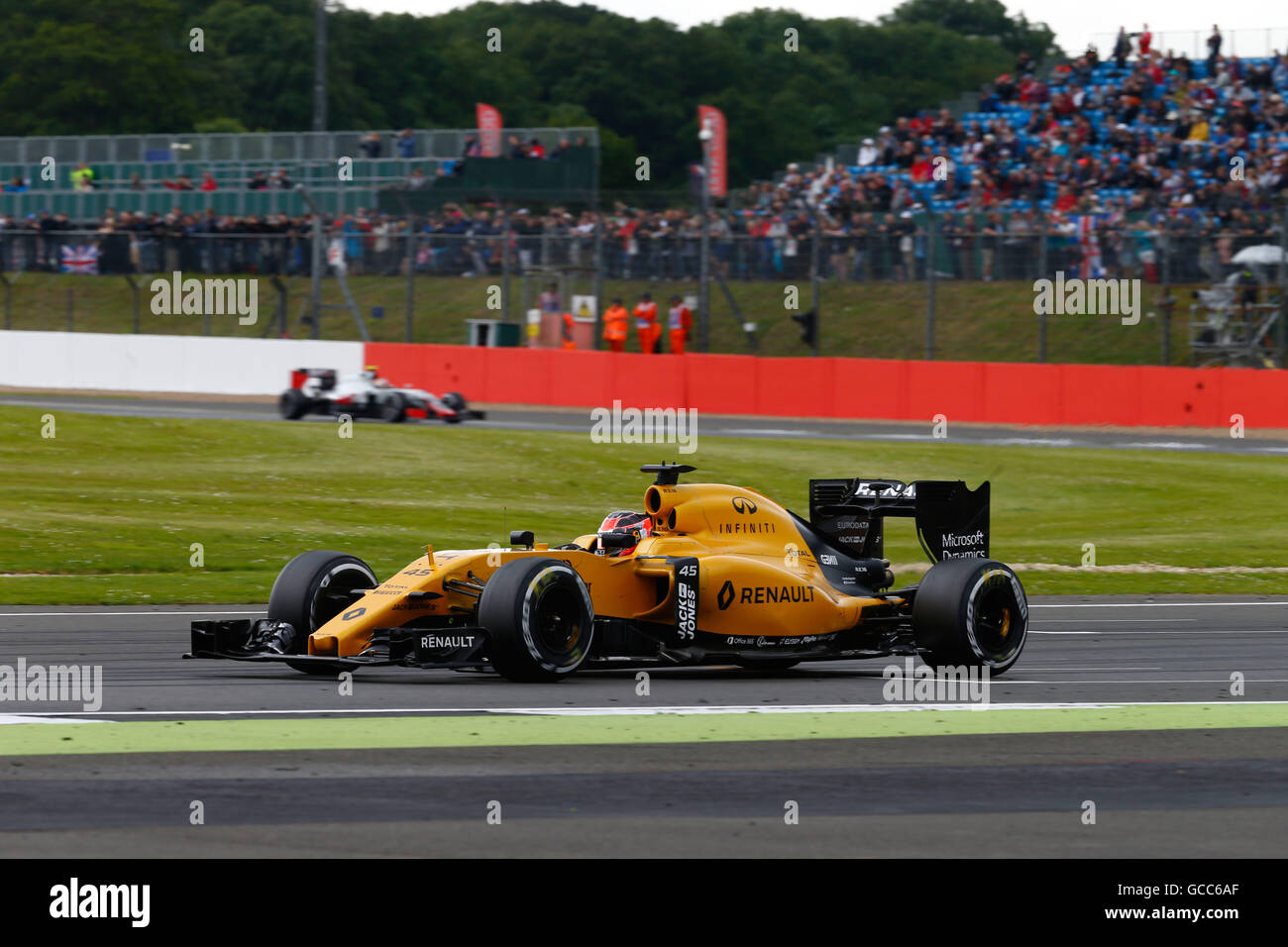 Sport Automobile : Championnat du Monde de Formule 1 de la FIA 2016, Grand Prix de Grande-Bretagne, # 45 Esteban Ocon (FRA, l'équipe de Formule 1 Renault Sport), | Verwendung weltweit Banque D'Images