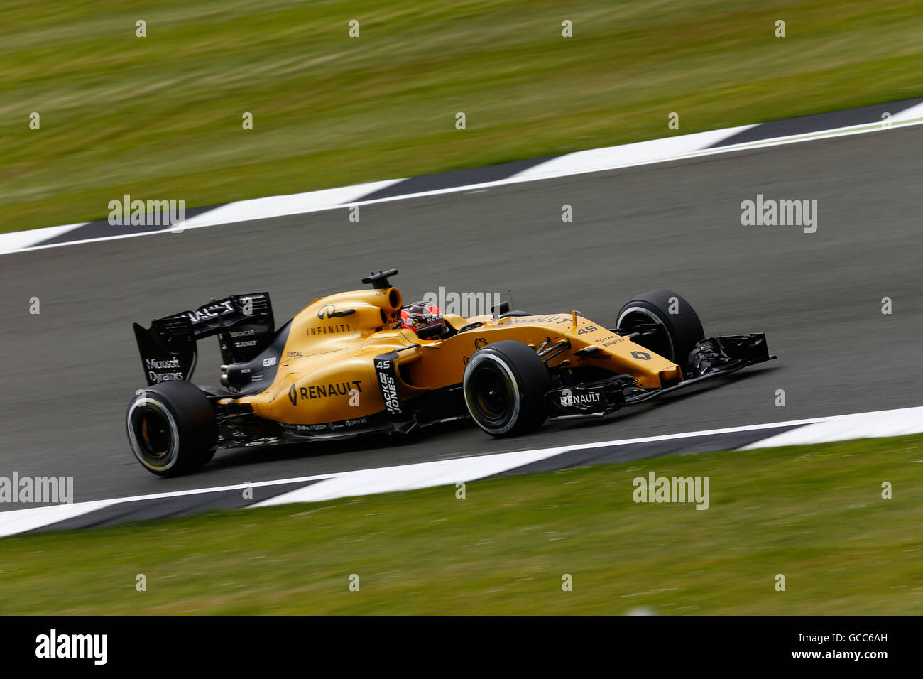 Sport Automobile : Championnat du Monde de Formule 1 de la FIA 2016, Grand Prix de Grande-Bretagne, # 45 Esteban Ocon (FRA, l'équipe de Formule 1 Renault Sport), | Verwendung weltweit Banque D'Images