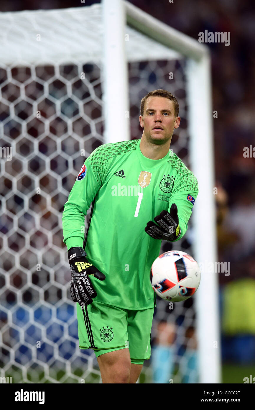 Manuel Neuer (GER), 7 juillet 2016 - Football : UEFA EURO 2016 Demi-finale entre l'Allemagne 0-2 France au Stade Vélodrome de Marseille, France. (Photo par aicfoto/AFLO) Banque D'Images