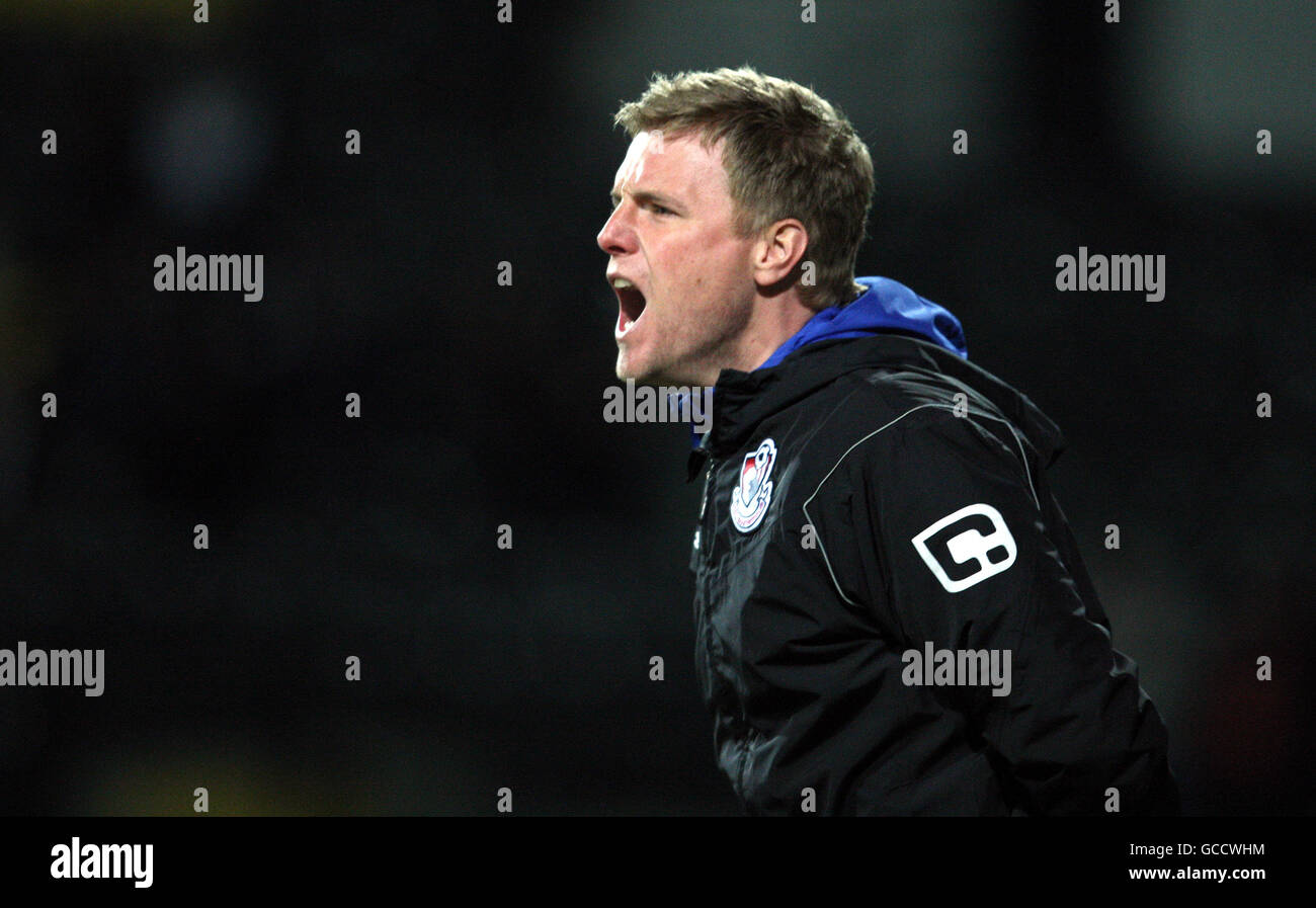 Football - Coca-Cola football League 2 - Notts County v Bournemouth - Meadow Lane. Eddie Howe, directrice de Bournemouth Banque D'Images
