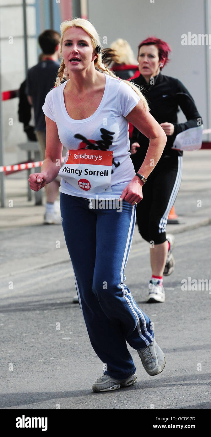 Sport Relief Banque D'Images