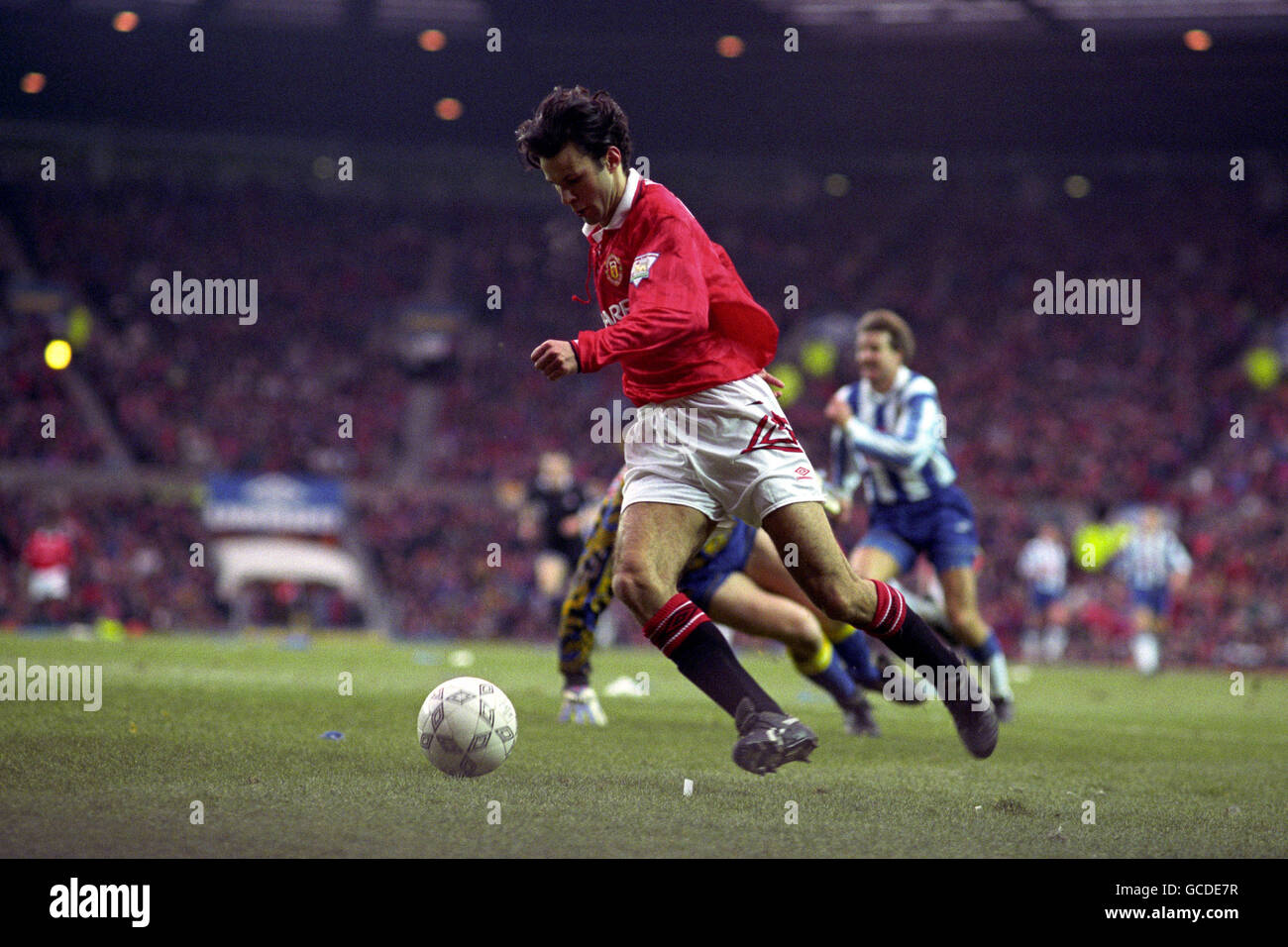 Soccer - Coca Cola League Cup Semi finale - Première étape - Manchester United v Sheffield Mercredi Banque D'Images