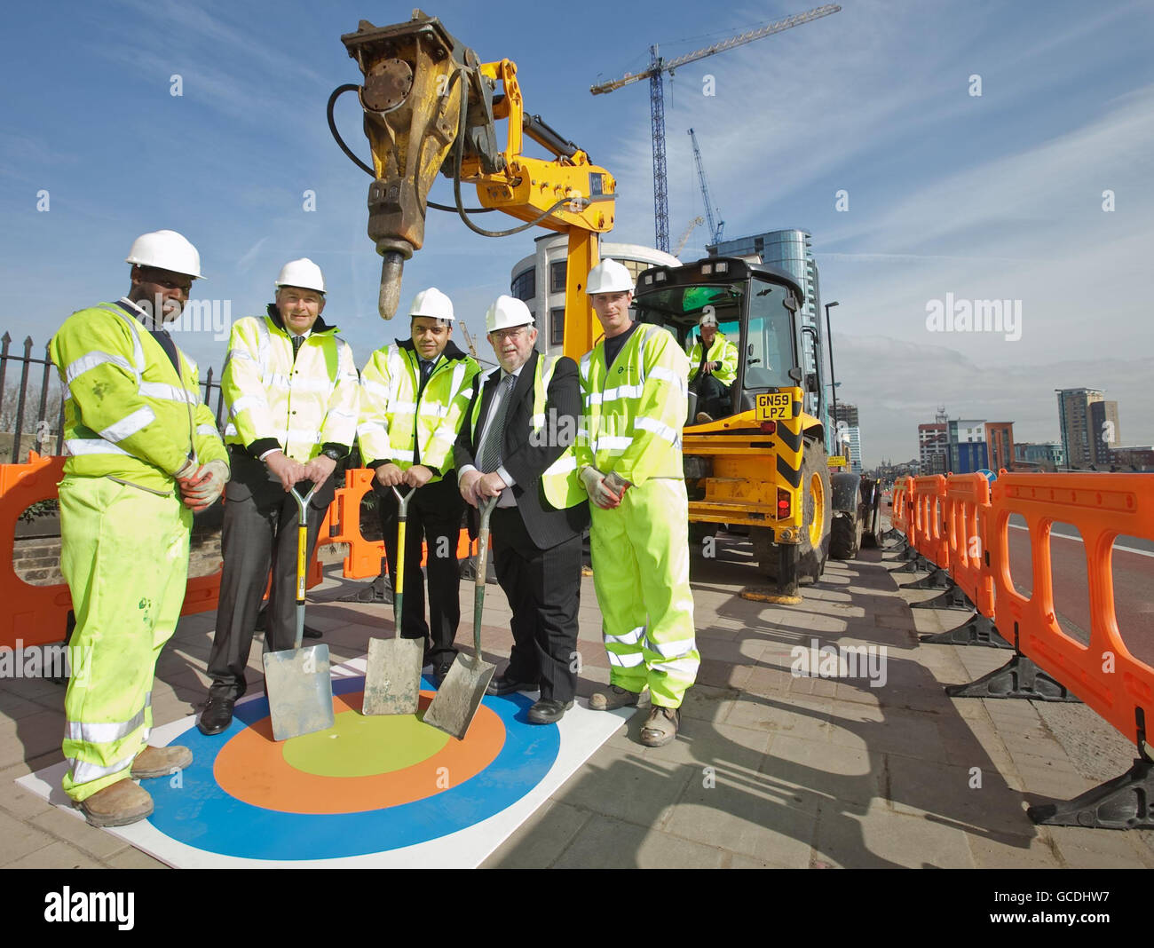 Régénération Stratford High Street Banque D'Images Régénération Stratford High Street Banque D'Images