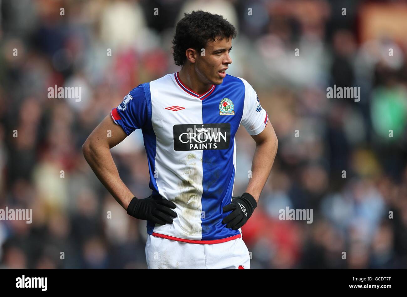 Soccer - Barclays Premier League - Burnley / Blackburn Rovers - Turf Moor. Franco Di Santo, Blackburn Rovers Banque D'Images