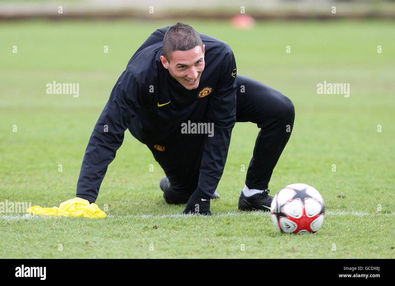 Football - Ligue des Champions - Quart de finale - deuxième manche - v Manchester United Bayern Munich - Manchester United... Banque D'Images