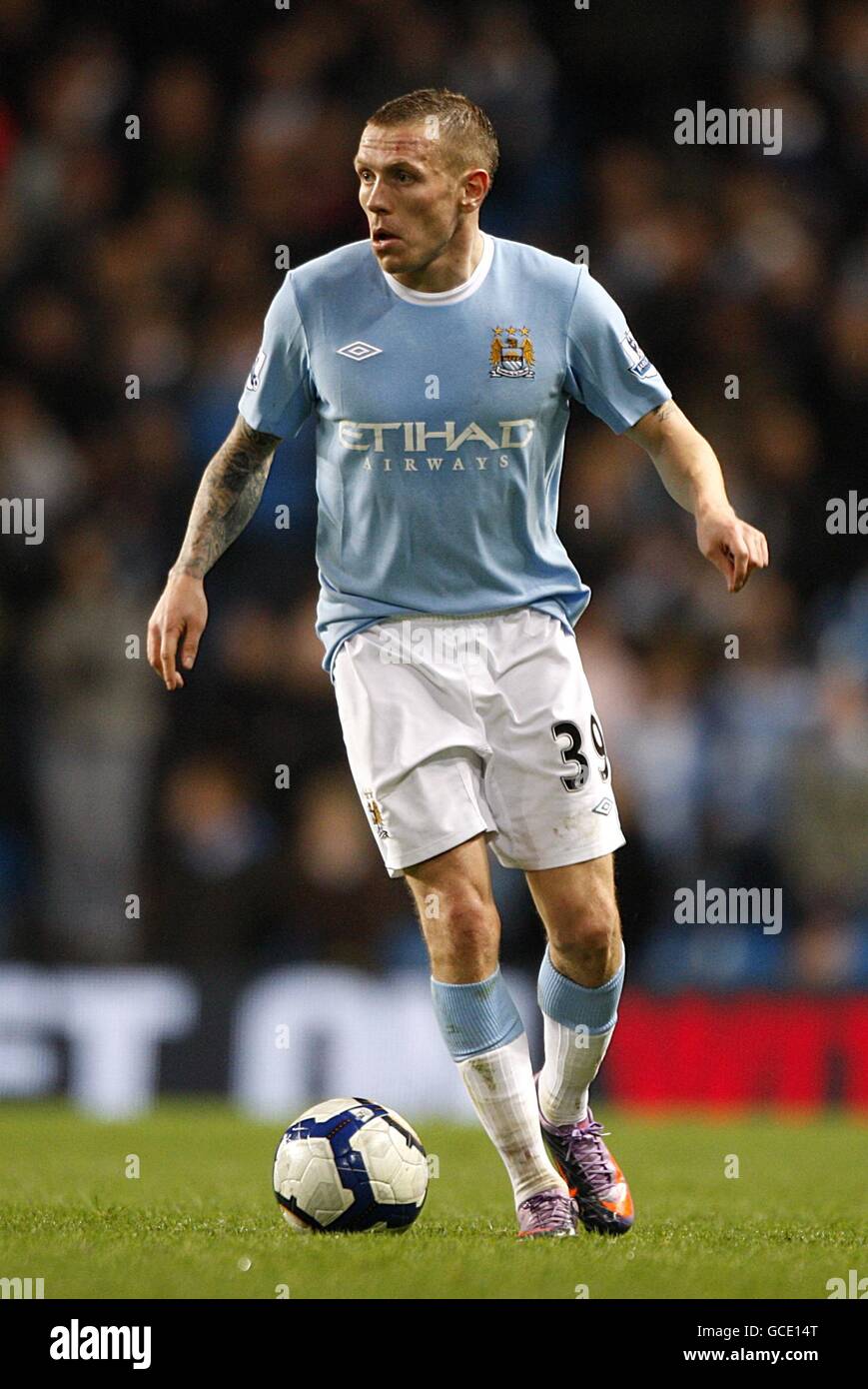 Soccer - Barclays Premier League - Wigan Athletic v Manchester City - City of Manchester Stadium Banque D'Images