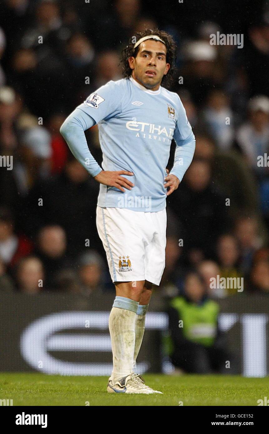 Soccer - Barclays Premier League - Wigan Athletic v Manchester City - City of Manchester Stadium Banque D'Images