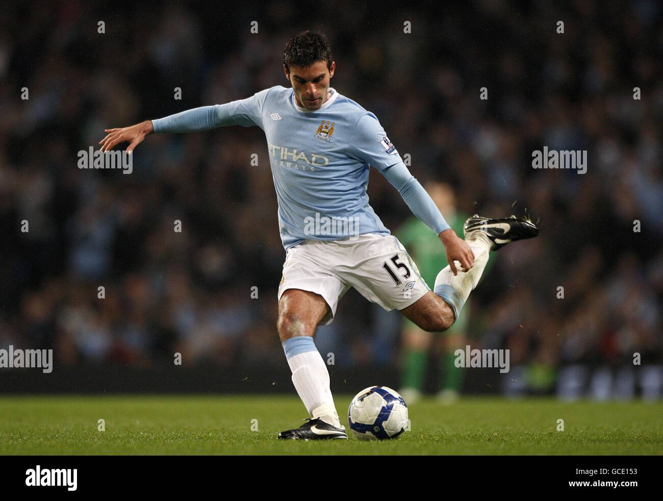 Soccer - Barclays Premier League - Wigan Athletic v Manchester City - City of Manchester Stadium Banque D'Images