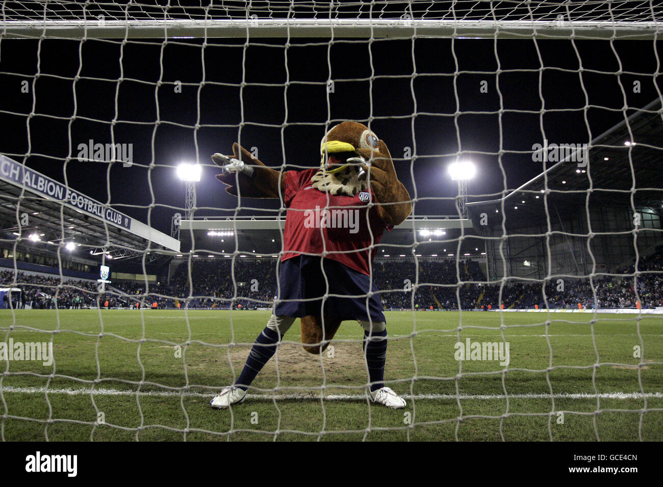 Football - Coca-Cola football League Championship - West Bromwich Albion / Sheffield Wednesday - The Hawthorns. West Bromwich la mascotte d'Albion Baggie Bird Banque D'Images