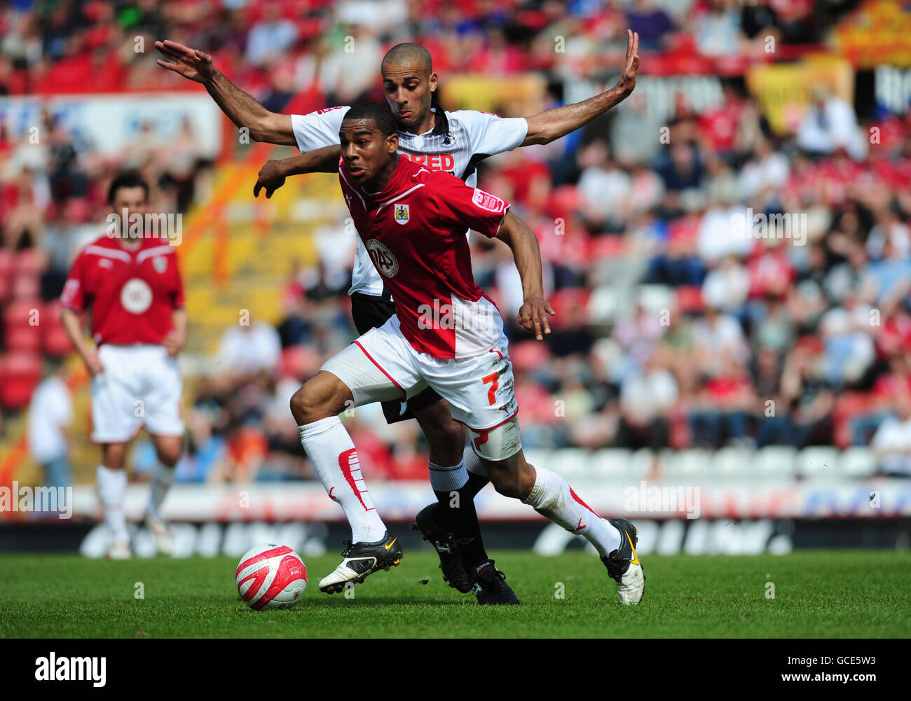 Soccer - Coca-Cola Football League Championship - Bristol City v Swansea City - Ashton Gate Banque D'Images