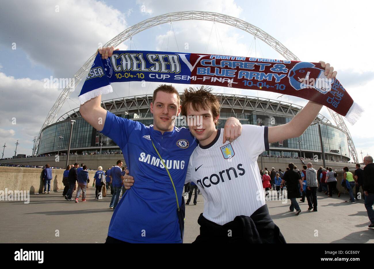 Football - Coupe - Semi Final - Aston Villa v Chelsea - Stade de Wembley Banque D'Images