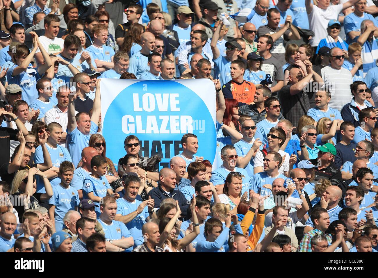Soccer - Barclays Premier League - Manchester City v Manchester United - City of Manchester Stadium Banque D'Images