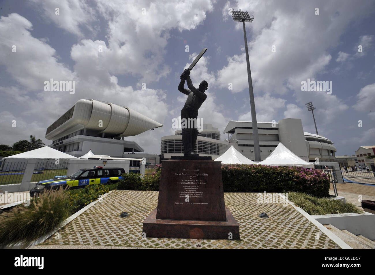 - ICC Cricket T20 Warm Up Match - Bangladesh v Angleterre - Kensington Oval Banque D'Images