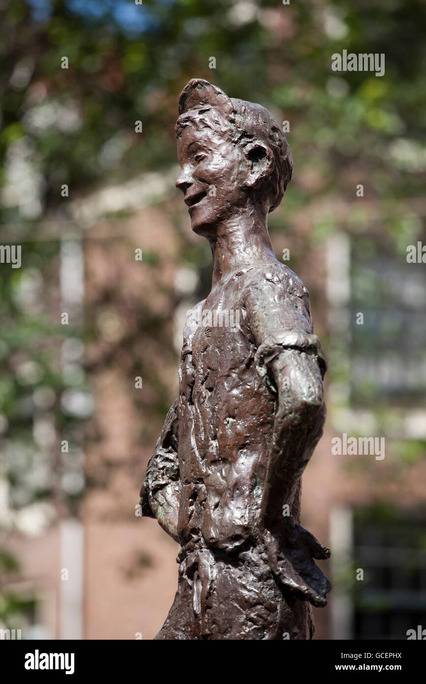 Het Lieverdje sur la place Spui, Amsterdam, Hollande, Pays-Bas, Europe Banque D'Images