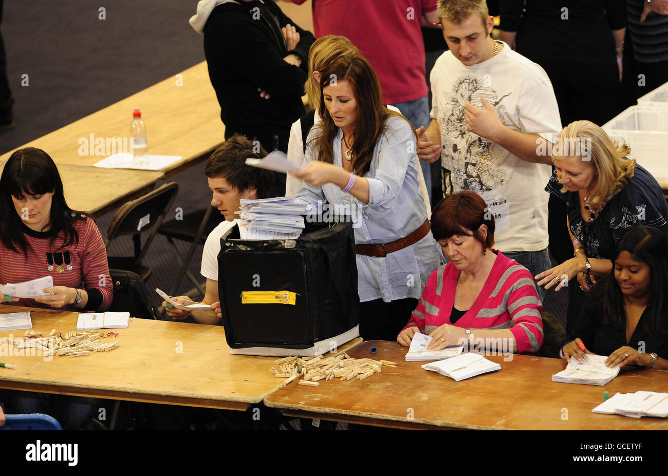 2010 déclarations élection générale Banque D'Images