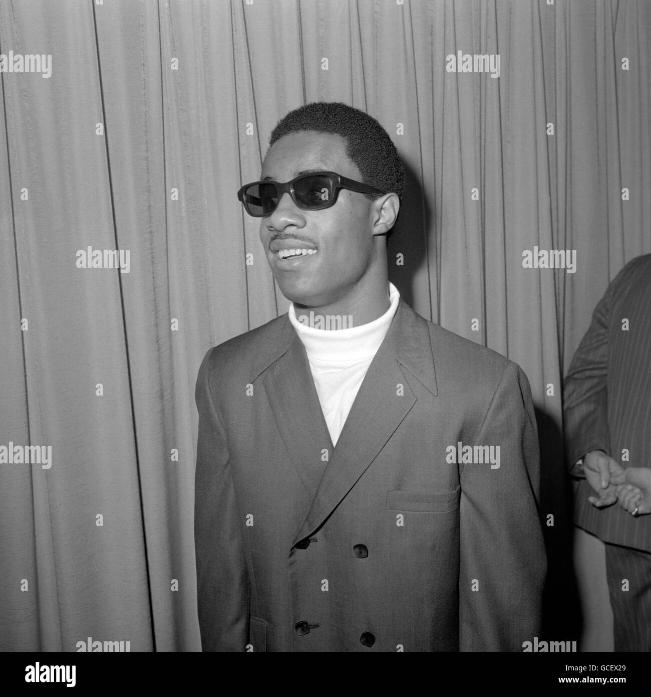 Chanteur Noir Americain Annee 70 80 Chanteur aveugle Banque d'images noir et blanc - Alamy
