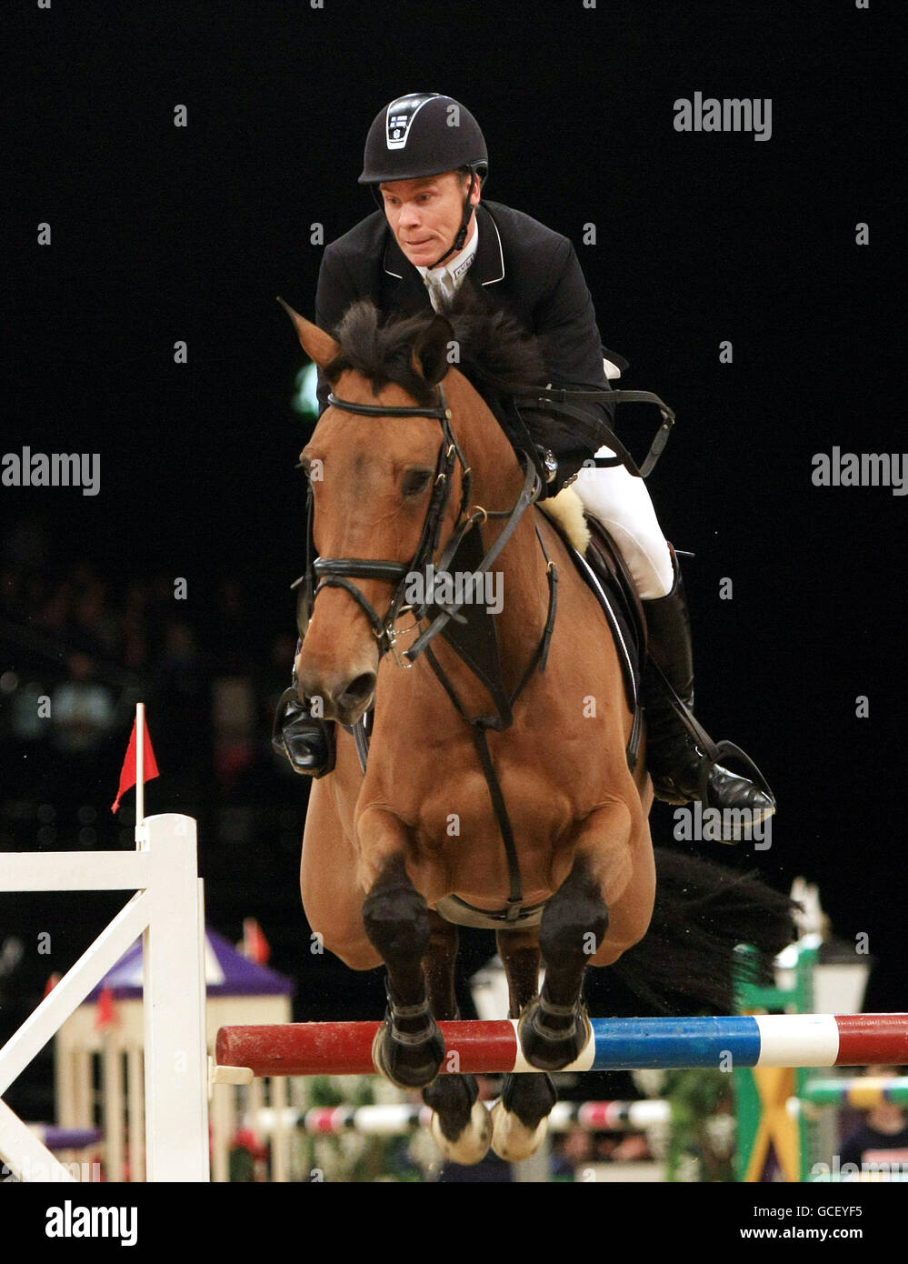 Equestrain - British Open Show Jumping Championships - Jour 1 - NEC Banque D'Images