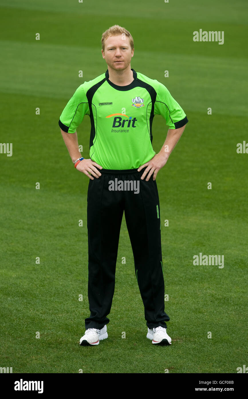 Cricket - Surrey County Cricket Club - Journée de la presse - The Brit Oval. Gareth Batty, Surrey Banque D'Images