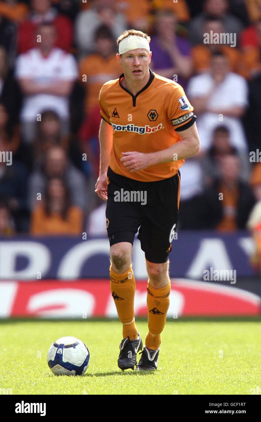 Football - Barclays Premier League - Wolverhampton Wanderers / Stoke City - Molineux. Jody Craddock, Wolverhampton Wanderers. Banque D'Images