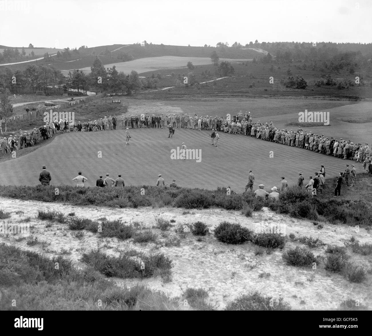 Golf - British Open Golf Championship qualifier - Sunningdale.Bobby Jones participe au match de qualification pour le championnat de golf ouvert britannique de Sunningdale Banque D'Images