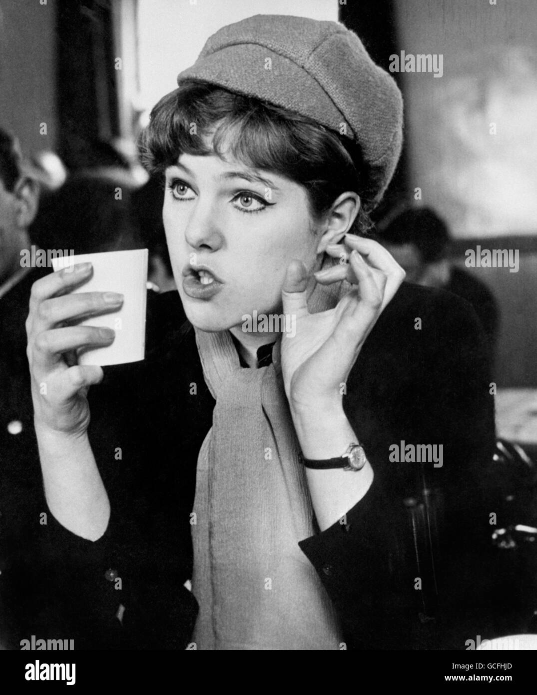 L'actrice Lynn Redgrave dans le film "fille avec les yeux verts". Banque D'Images