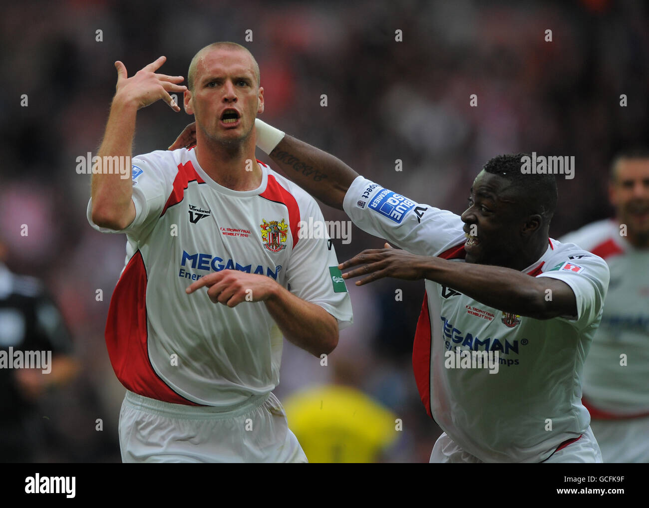 Football - FA Cup - Final - v Stevenage Borough Barrow - Stade de Wembley Banque D'Images