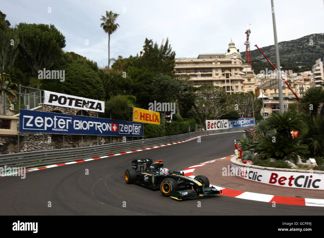 Course automobile Formula One - Grand Prix de Monaco - essais et qualifications - circuit de Monaco. Jarno Trulli (ITA), Lotus. Banque D'Images