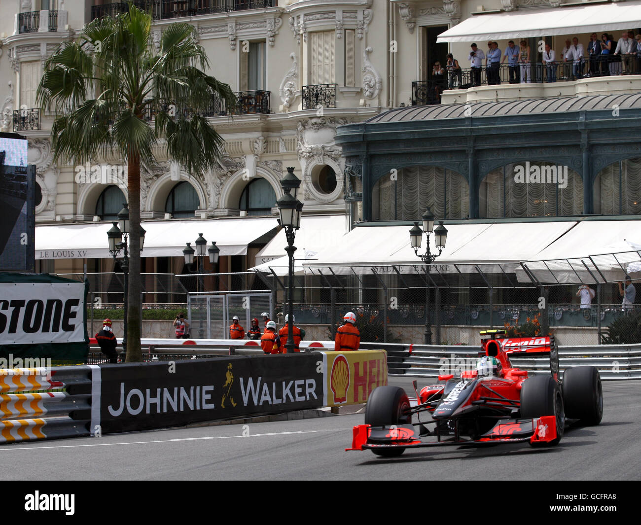 Course automobile Formula One - Grand Prix de Monaco - essais et qualifications - circuit de Monaco. Lucas di Grassi (BR), Vierge. Banque D'Images