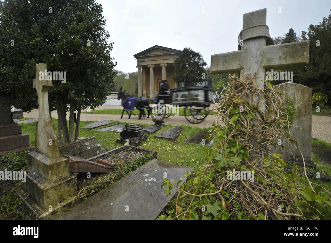 Crémoécrémoépas victorien ré-ouverture du cimetière Banque D'Images