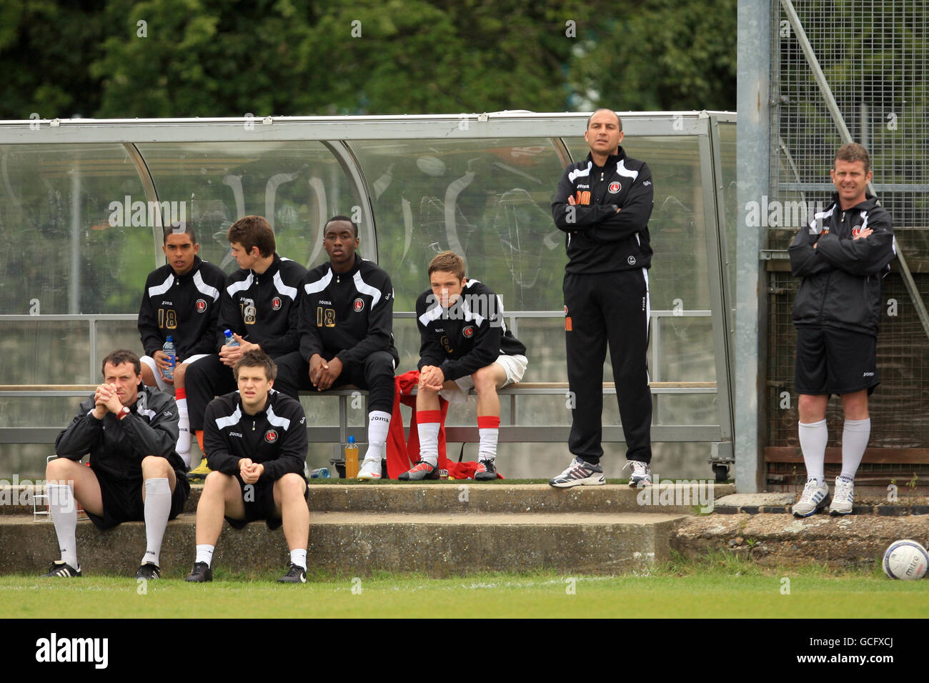 Football - Premier League de l'Académie U18 - Groupe A - Charlton Athletic v Crystal Palace - Sparrows Lane Banque D'Images