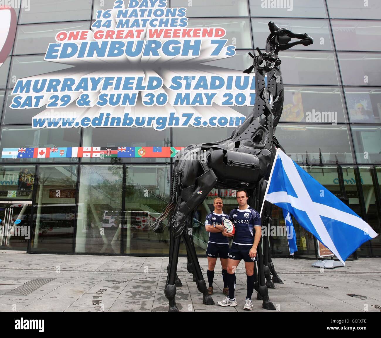 Rugby Union - Édimbourg 7s Photocall - Omni Centre Banque D'Images