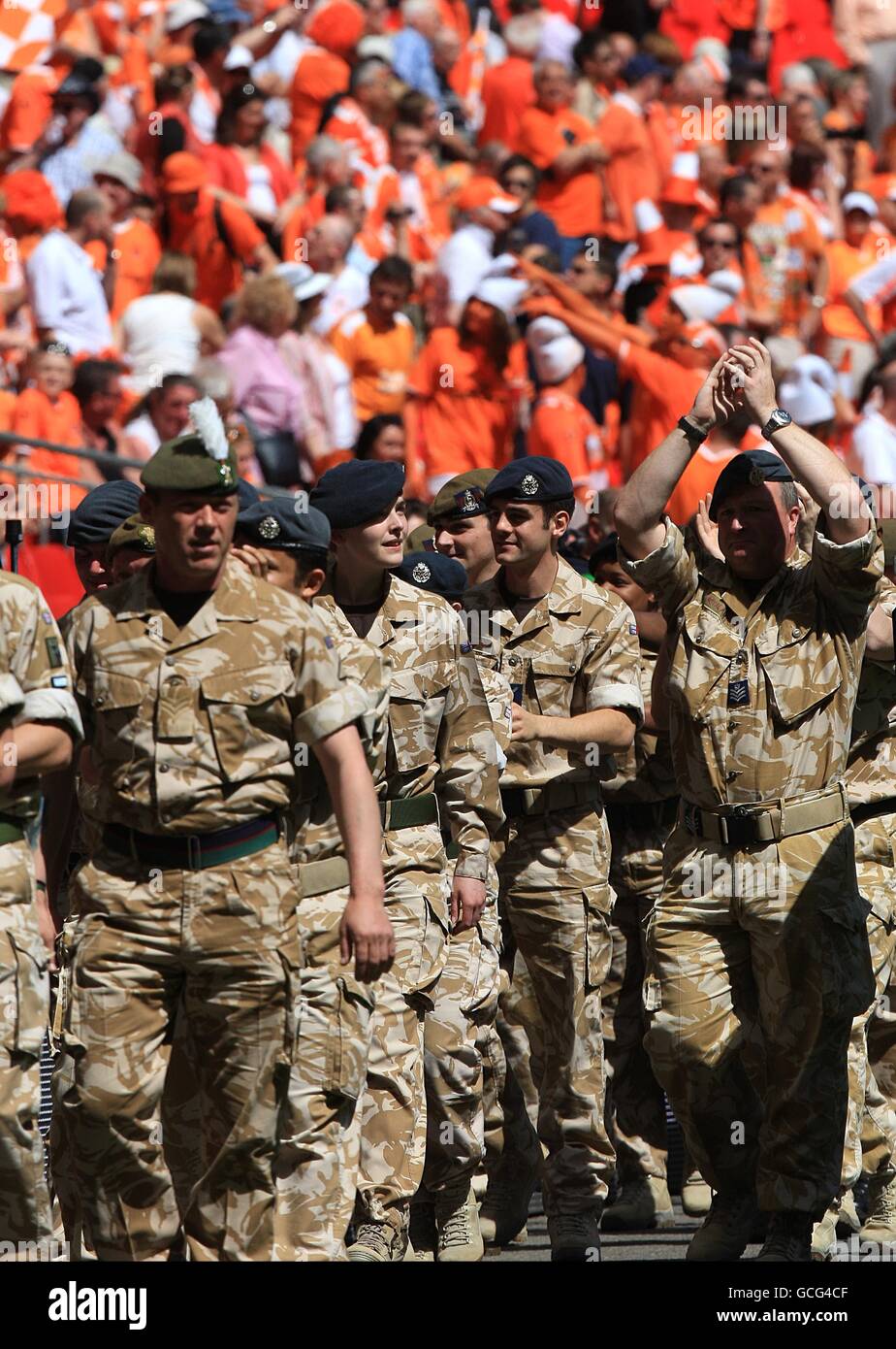 Soccer - Coca-Cola Football League Championship - Play Off Final - Blackpool v Cardiff City - Stade de Wembley Banque D'Images