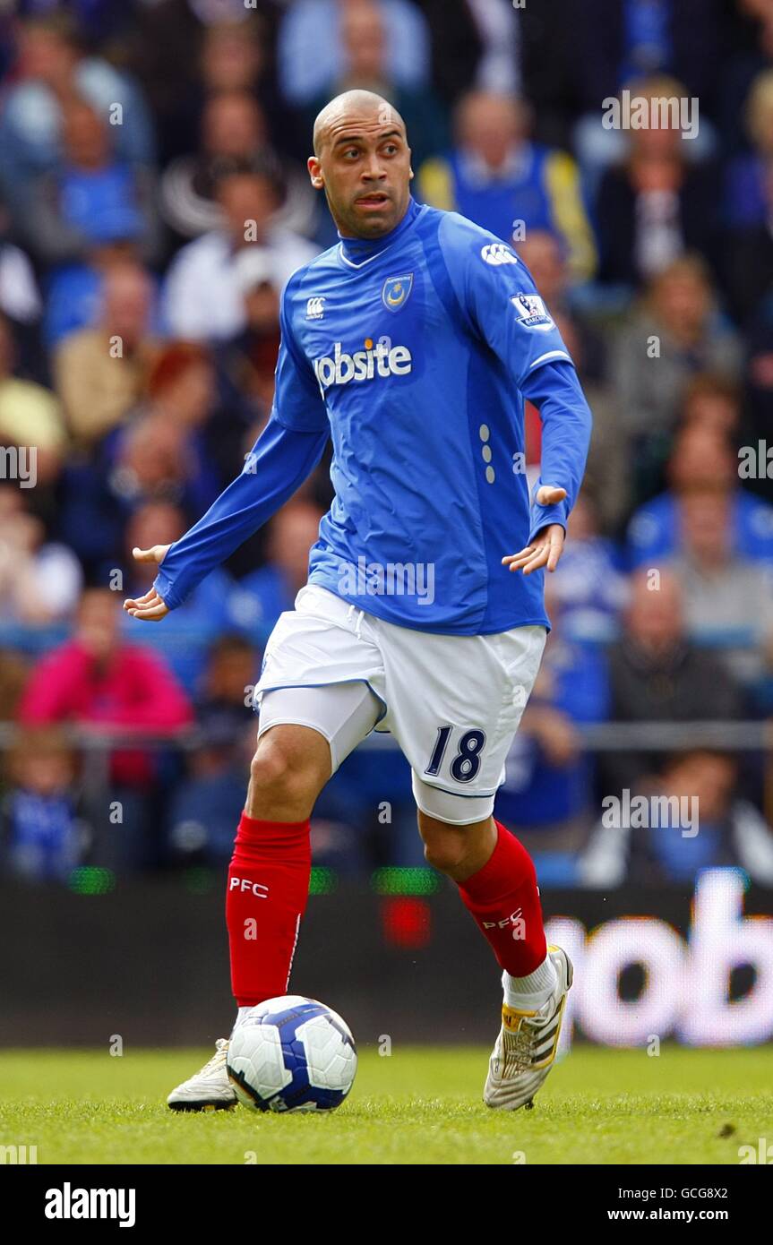 Football - Barclays Premier League - Portsmouth / Wolverhampton Wanderers - Fratton Park. Anthony Vanden Borre, Portsmouth. Banque D'Images