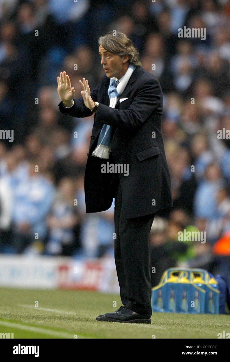 Soccer - Barclays Premier League - Tottenham Hotspur v Manchester City - City of Manchester Stadium Banque D'Images