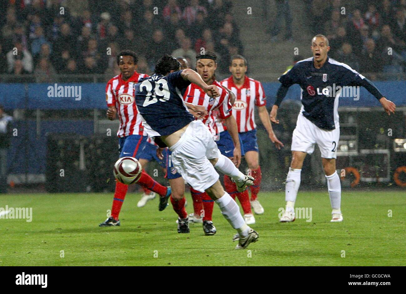 Football - UEFA Europa League - Final - l'Atletico Madrid v Fulham - HSH Nordbank Arena Banque D'Images