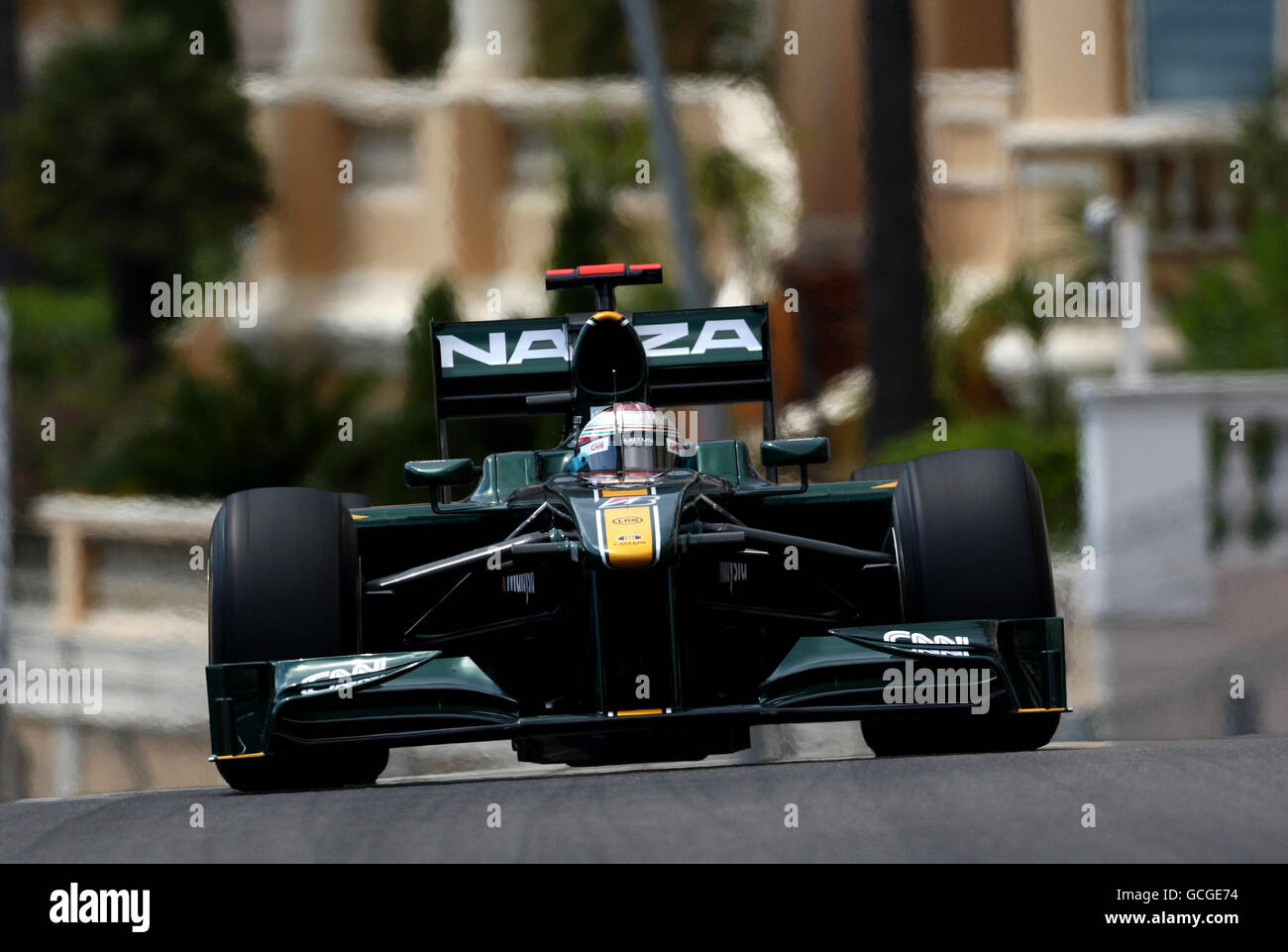 Lotus' Jarno Trulli pendant la deuxième pratique au circuit de Monaco, Monte Carlo. Banque D'Images