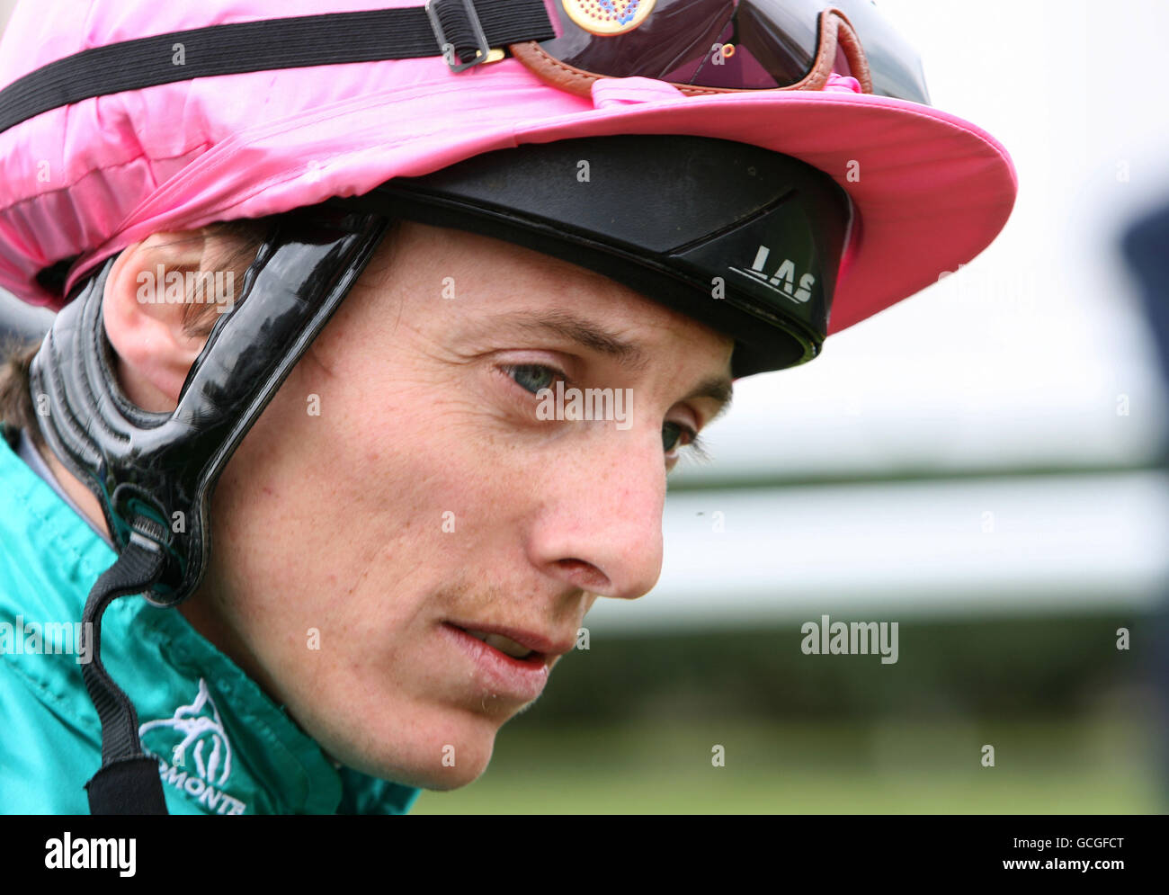 Courses hippiques - Berkshire County Blind Society Centenary Raceday - Hippodrome de Newbury.Vainqueur du jeu de tests Swettenham Stud Fillies Eddie Ahern Banque D'Images