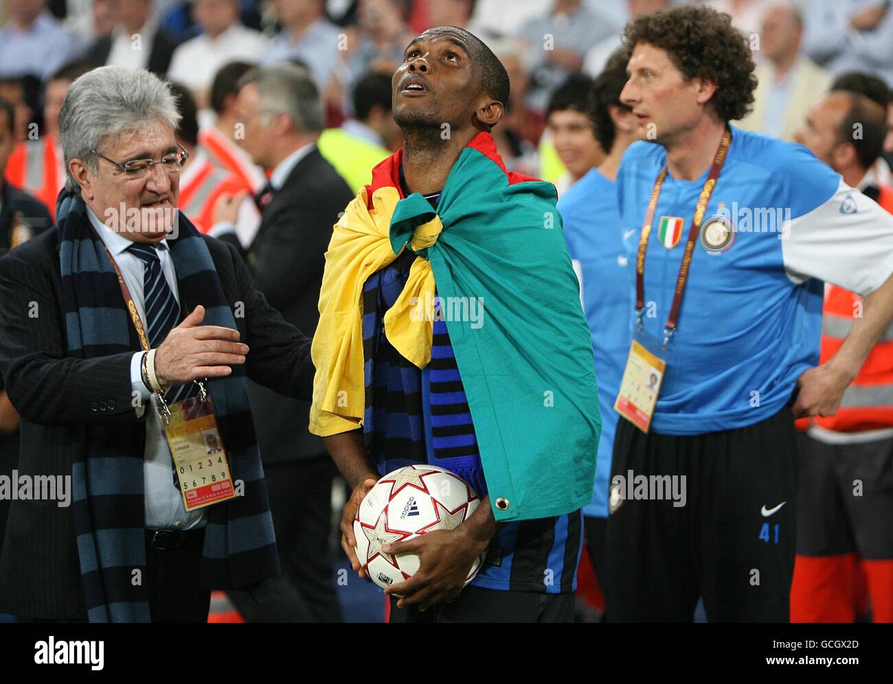 Football - Ligue des Champions - Final - Bayern Munich v Inter Milan - Santiago Bernabeu Banque D'Images