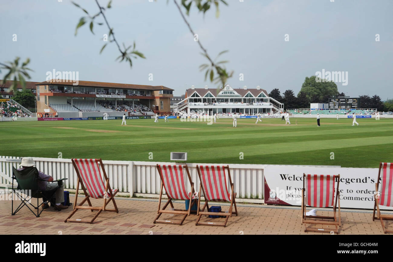 Cricket - Liverpool Victoria County Championship - Division One - Jour deux - Somerset v Warwickshire - Le sol du comté Banque D'Images