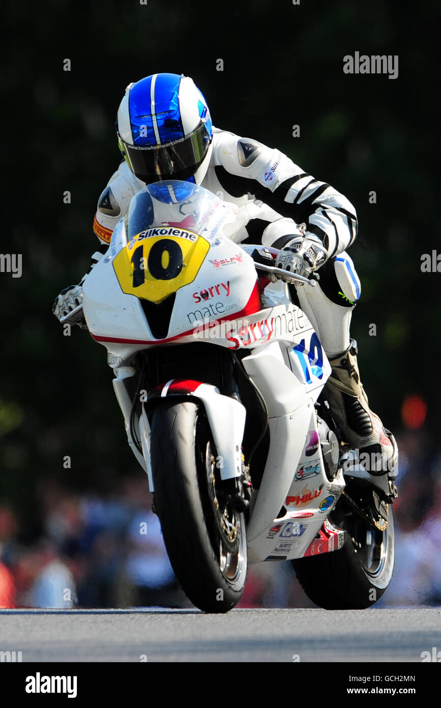 - Assurance moto MCE British Superbike Championship - Jour trois - Cadwell Park Banque D'Images