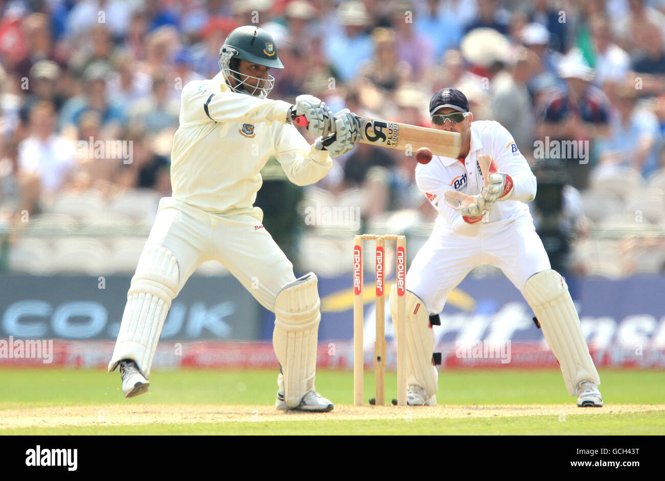 Cricket - npower deuxième Test - Day 2 - Angleterre v Bangladesh - Old Trafford Banque D'Images