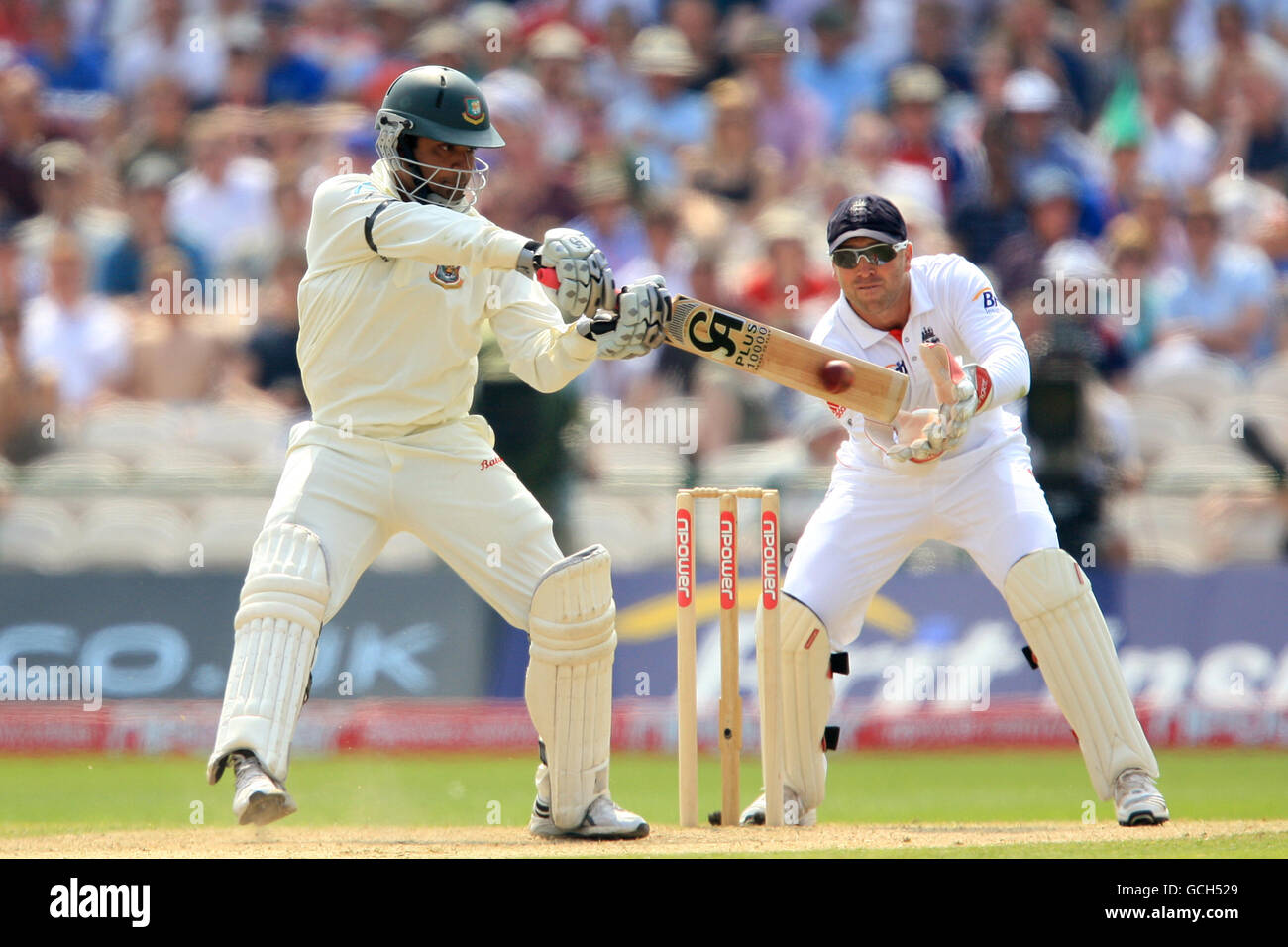 Cricket - npower deuxième Test - Day 2 - Angleterre v Bangladesh - Old Trafford Banque D'Images