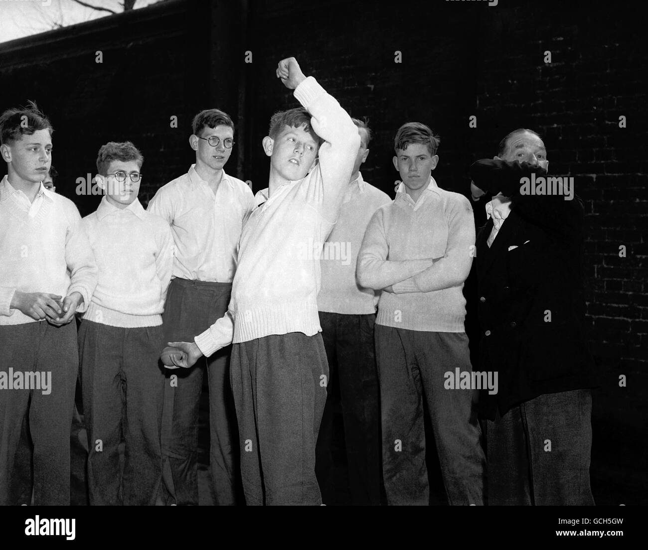 Cricket - Formation au Seigneur. Banque D'Images