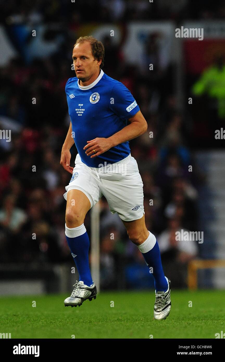 Socceraid - Angleterre v Reste du Monde - Old Trafford Banque D'Images