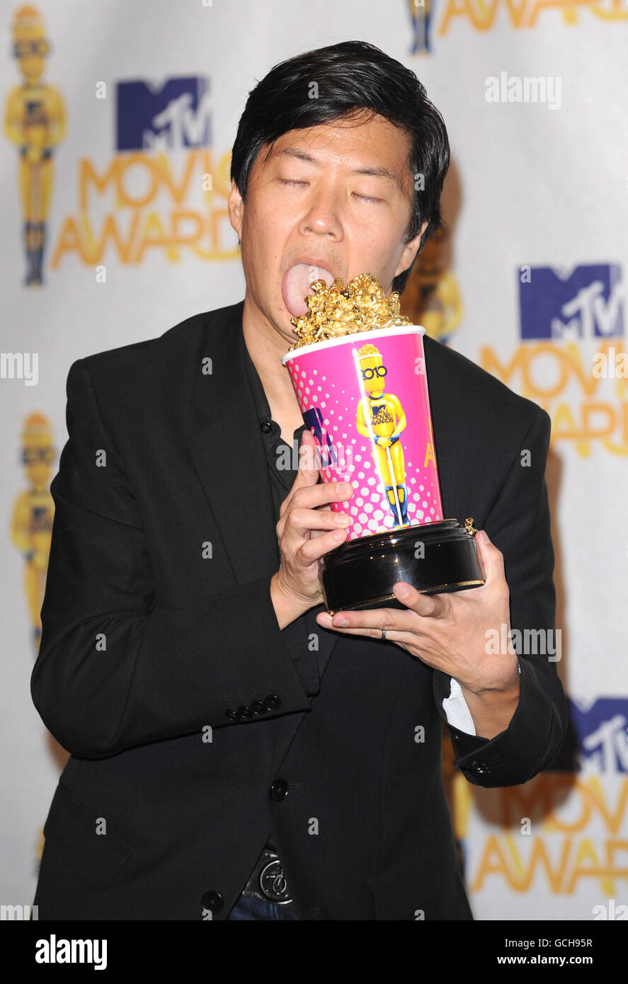 2010 MTV Movie Awards - Salle de presse - Californie Banque D'Images