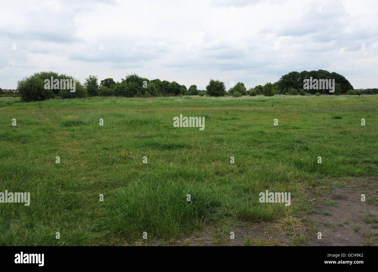 Wanstead Flats, dans l'est de Londres, une partie de la forêt d'Epping, comme la police veulent modifier une loi historique pour permettre à un siège temporaire d'être construit sur des terres protégées pendant les Jeux Olympiques de 2012. Banque D'Images