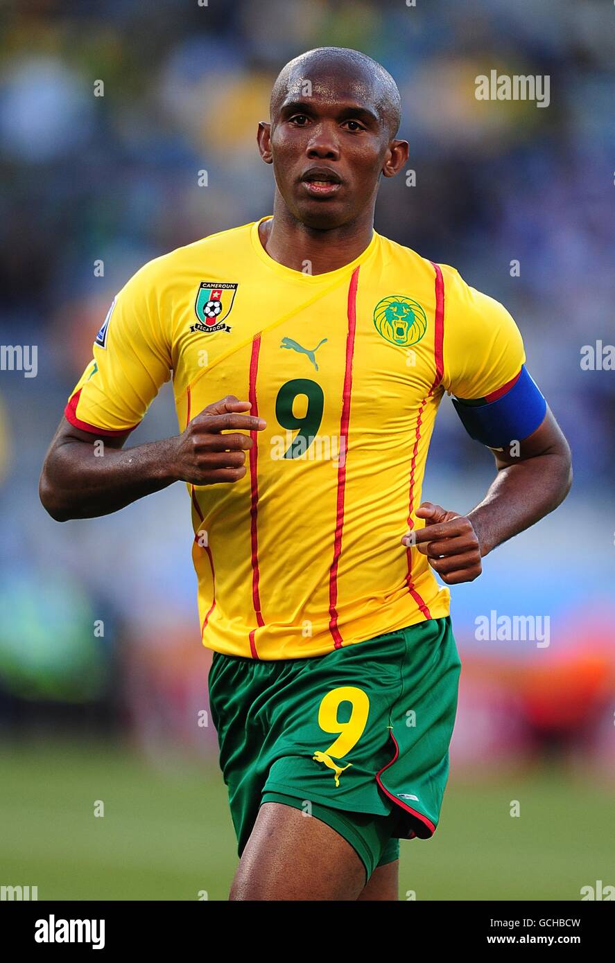 Football - coupe du monde de la FIFA 2010 Afrique du Sud - Groupe E - Japon / Cameroun - Stade de l'État libre.Samuel ETO'o, Cameroun Banque D'Images