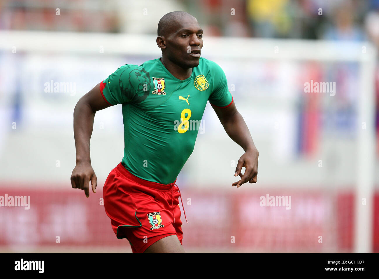 Football - International friendly - Slovaquie / Cameroun - Wortherseestadion. Geremi, Cameroun Banque D'Images